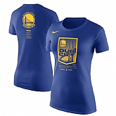 Women Golden State Warriors Nike 2018 NBA Finals Bound City DNA Cotton Performance T Shirt Blue,baseball caps,new era cap wholesale,wholesale hats
